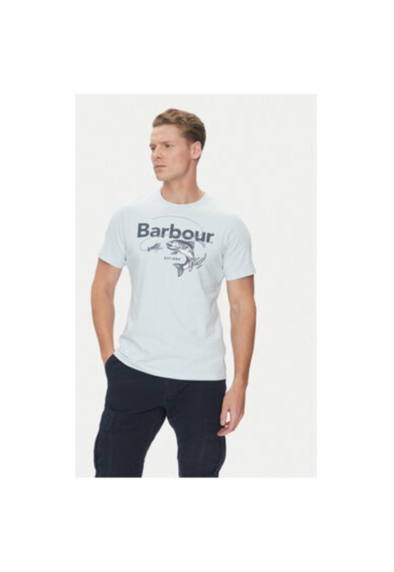 Tricou barbati MTS1396BU61 - Bumbac - Albastru deschis - Albastru deschis