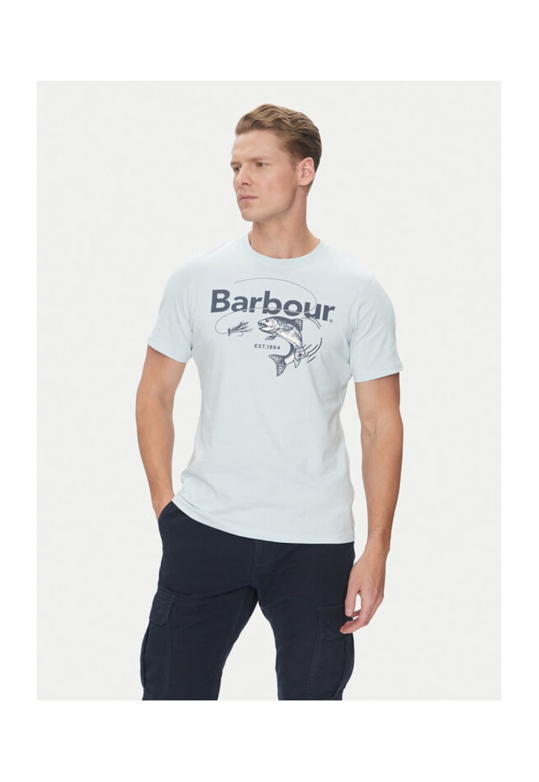Tricou barbati MTS1396BU61 - Bumbac - Albastru deschis - Albastru deschis