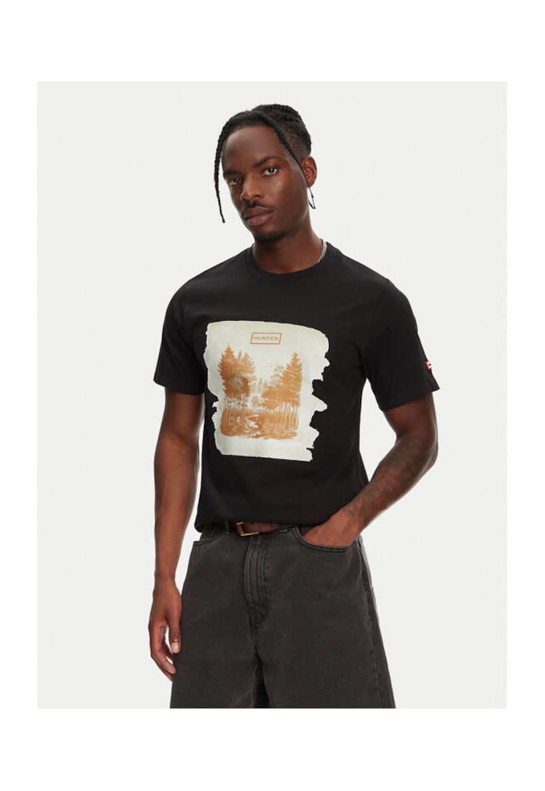 Tricou barbati HARM0033251 - Bumbac - Negru - Negru