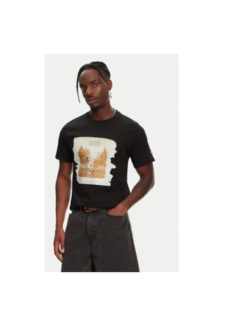 Tricou barbati HARM0033251 - Bumbac - Negru