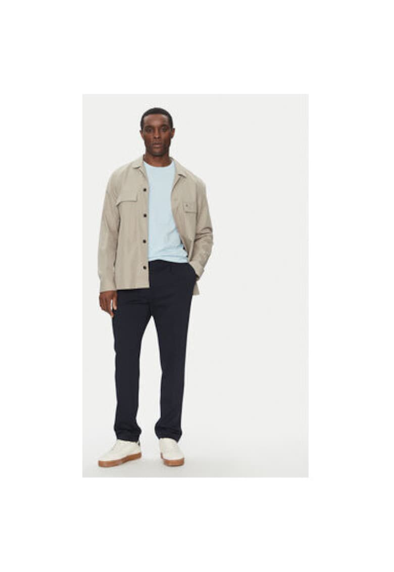 Tricou barbati MTS0331BU17 - Bumbac - Albastru deschis - Albastru deschis