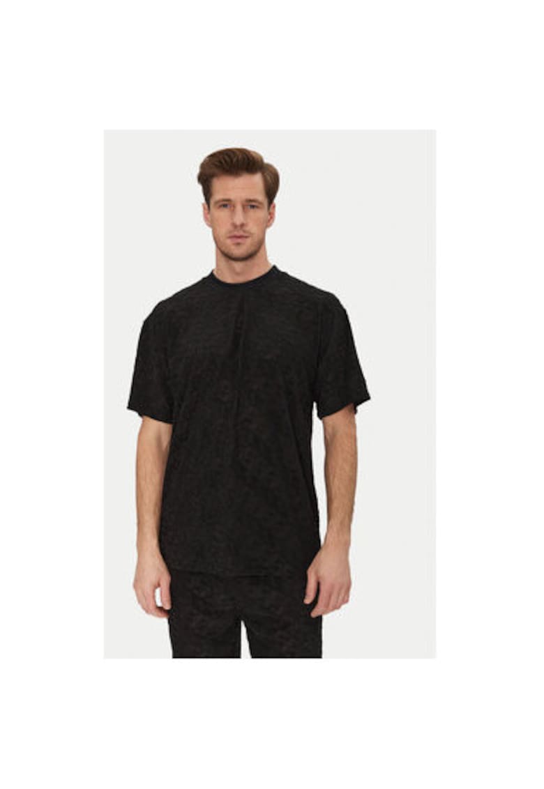 Tricou barbati SHZ21896011 - Poliester - Negru - Negru