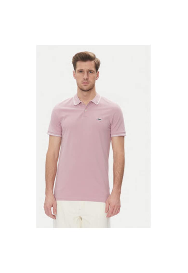 Tricou polo barbati 112363856 - Bumbac - Mov - Mov