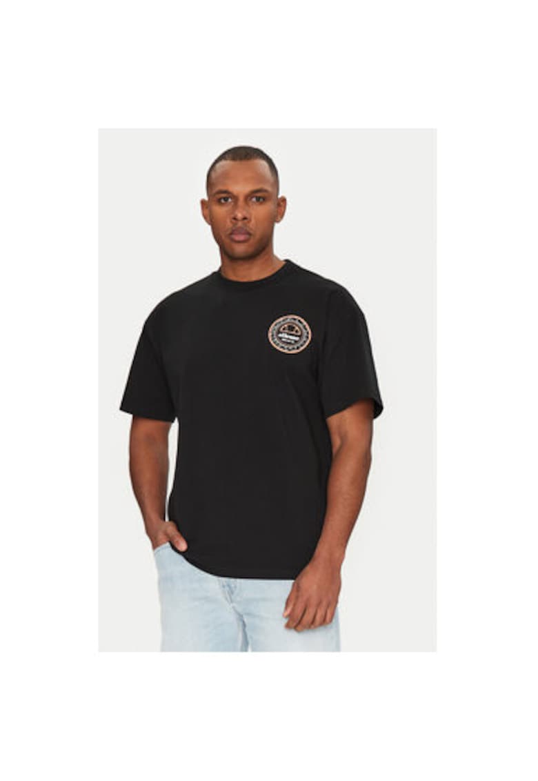 Tricou barbati SHZ21889011 - Bumbac/Poliester - Negru - Negru