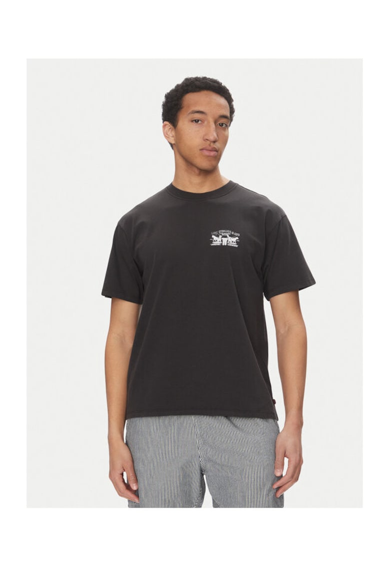 Levi's Tricou barbati Levi S - 87373-0260 - Bumbac - Negru - Negru