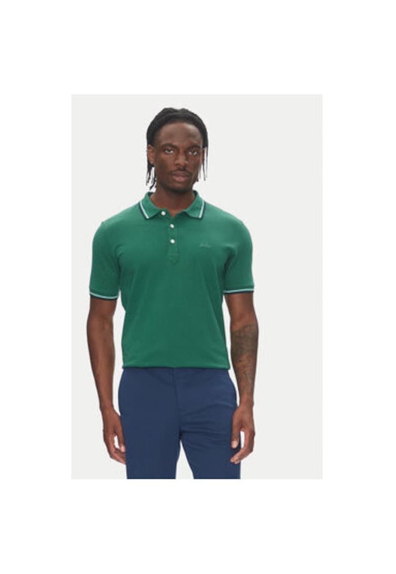 Tricou polo barbati  30-404010 - Bumbac - Verde