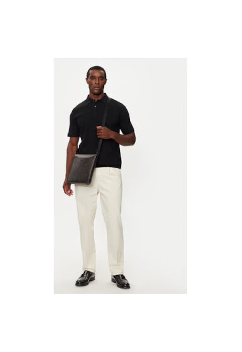 Tricou polo barbati 16094575 - Bumbac organic - Negru - Negru