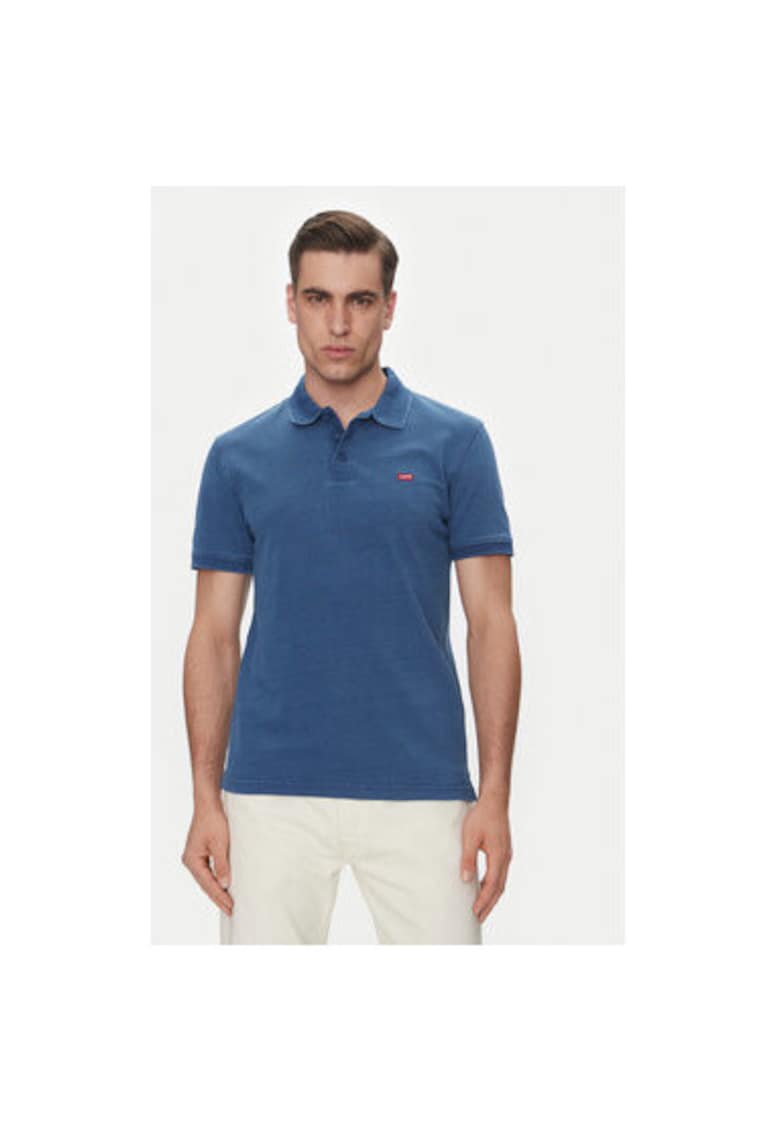 Tricou polo barbati Levi S - 35883-0271 - Bumbac - Albastru