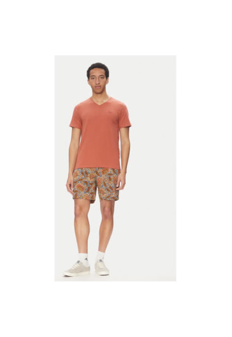 Tricou barbati Levi S - 85641-0040 - Bumbac - Rosu