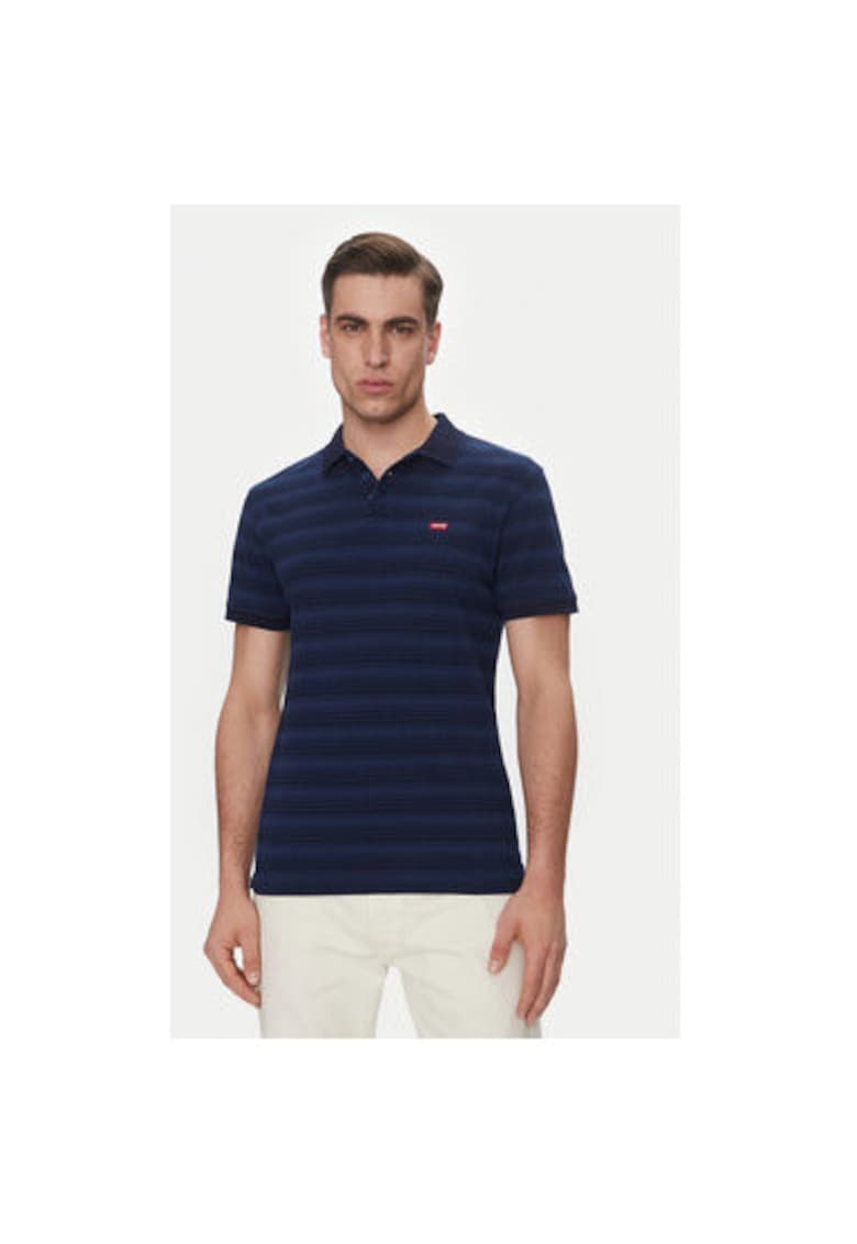 Tricou polo barbati Levi S - 35883-0276 - Bumbac - XS INTL - Bleumarin