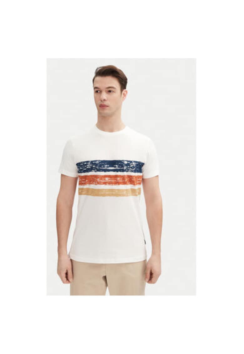 Tricou barbati INCARON 41-051 - Bumbac - Albastru - Albastru