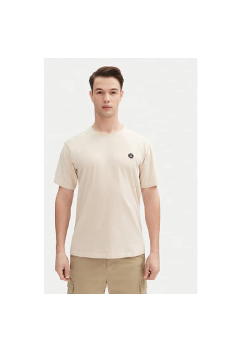 Tricou barbati INCARLSIN 41-121 - Bumbac - Bej - Bej