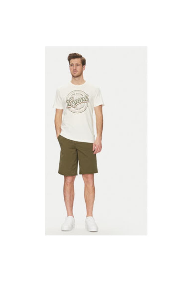 Tricou barbati 20717760 - Bumbac - Alb - Alb