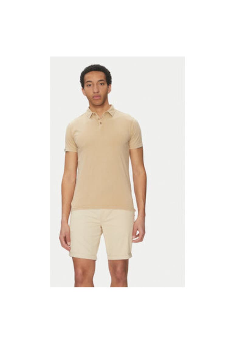 Tricou barbati INJAMIRO 41-143 - Bumbac - Bej - Bej