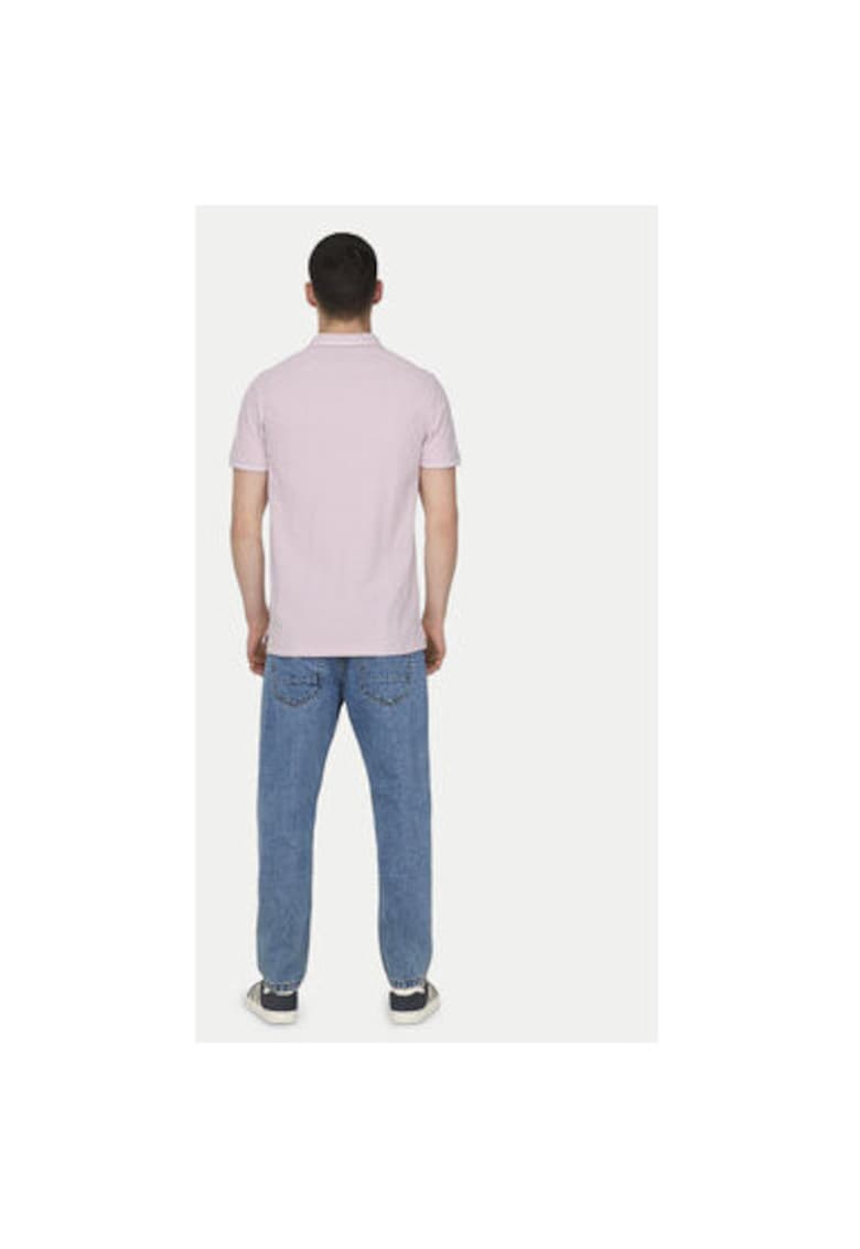 Tricou polo barbati Sons - 22024827 - Bumbac organic - Roz Tricou polo barbati Sons - 22024827 - Bumbac organic - Roz