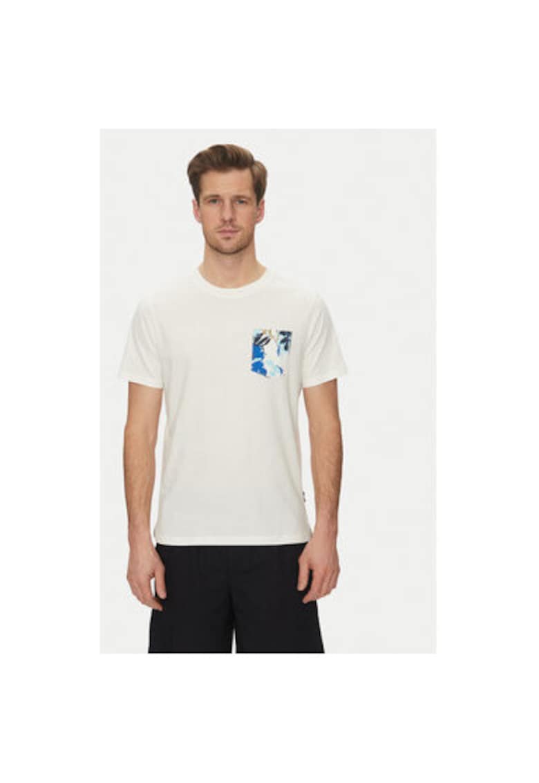 Tricou barbati 20718297 - Bumbac - Alb - Alb