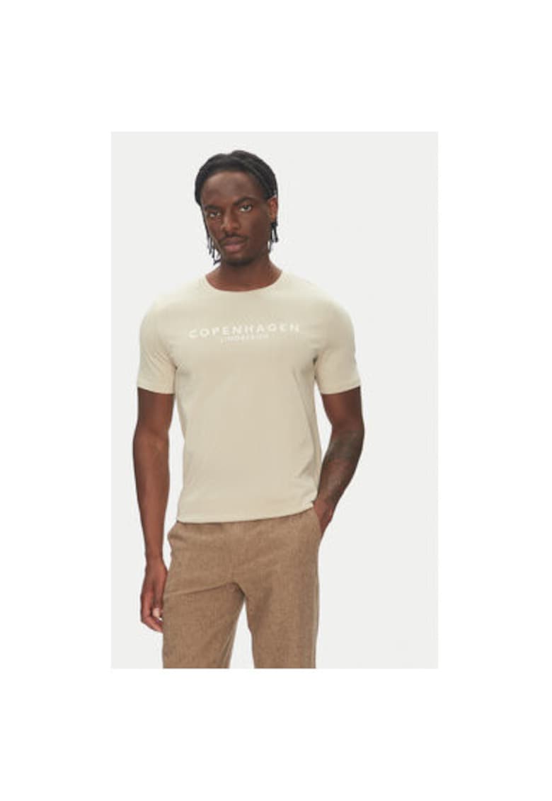 Tricou barbati 30-400200 - Bumbac - Bej Tricou barbati 30-400200 - Bumbac - Bej