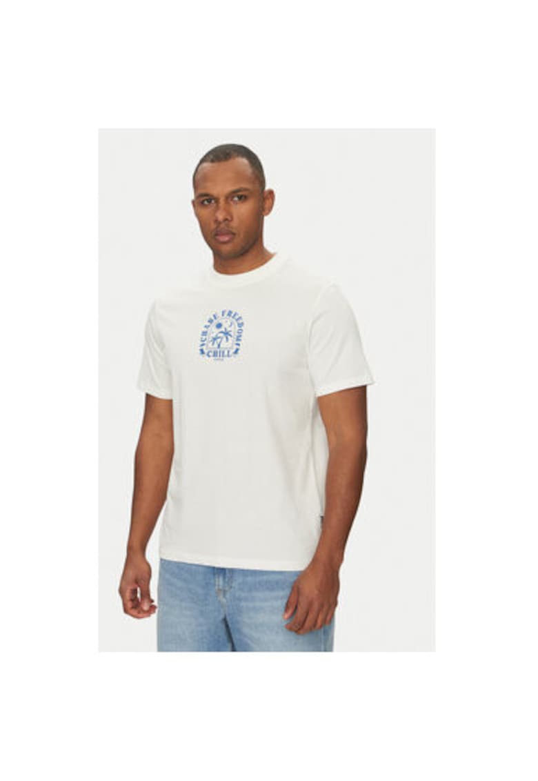 Tricou barbati 20718312 - Bumbac - Alb - Alb