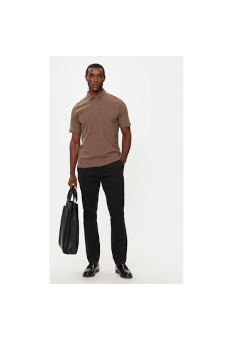 Tricou polo barbati 16094575 - Bumbac organic - S INTL - Bej