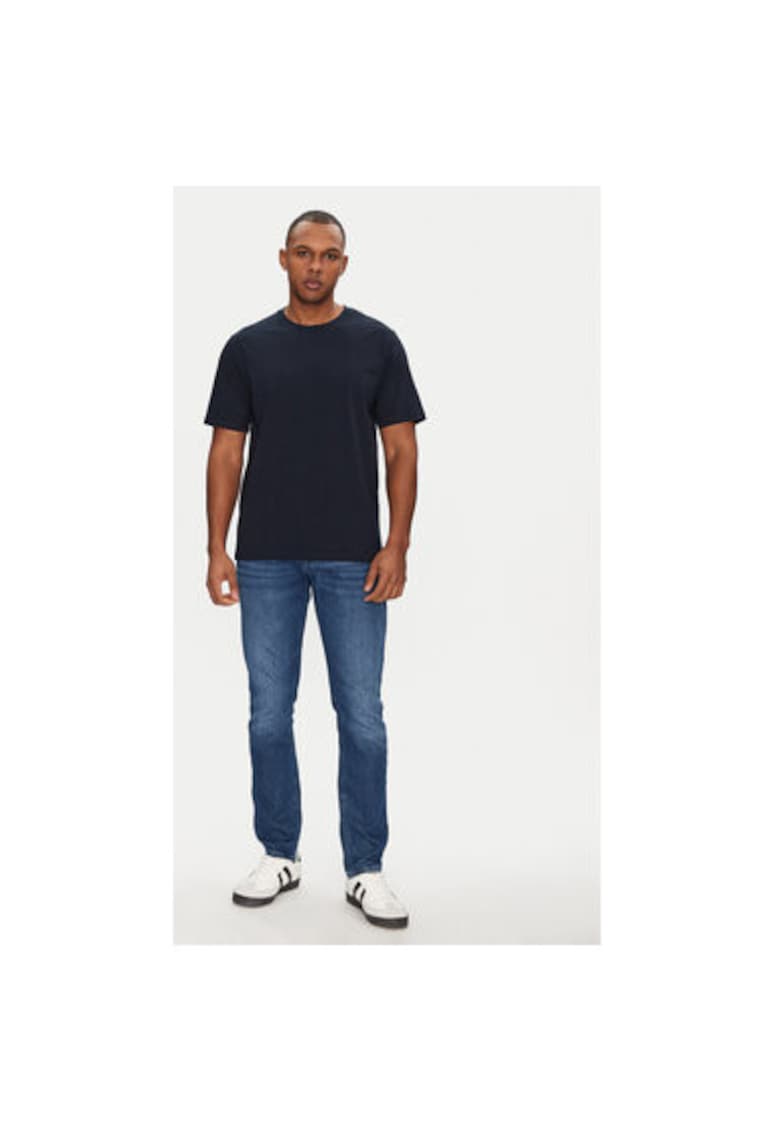 Tricou barbati Jack Jones - 12268229 - Bumbac - Bleumarin - Bleumarin