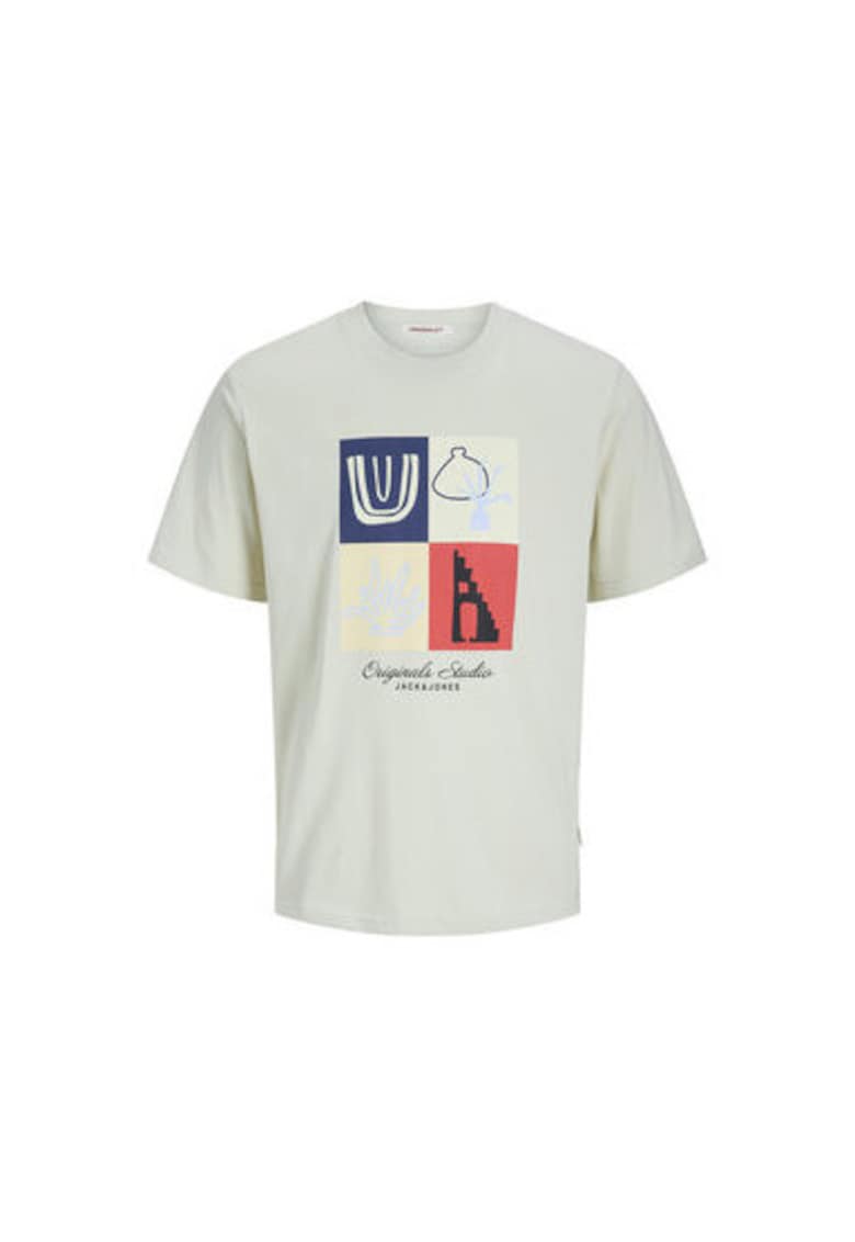 Tricou barbati Jack Jones - 12277220 - Bumbac - Verde - Verde