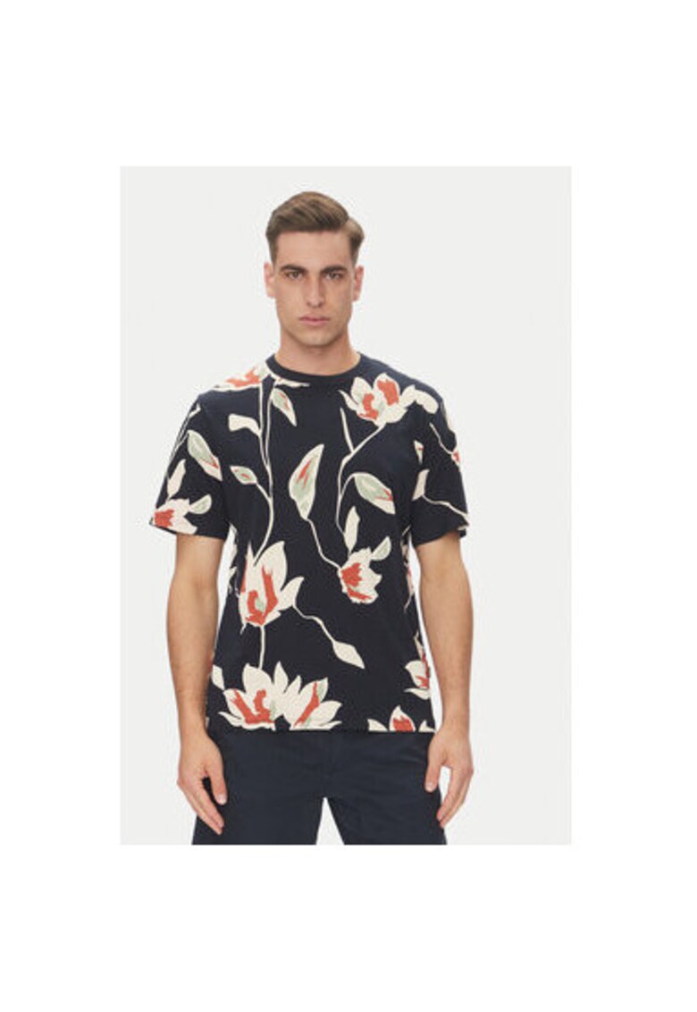 Tricou barbati Jack Jones - 12279351 - Bumbac - 2XL INTL - Bleumarin