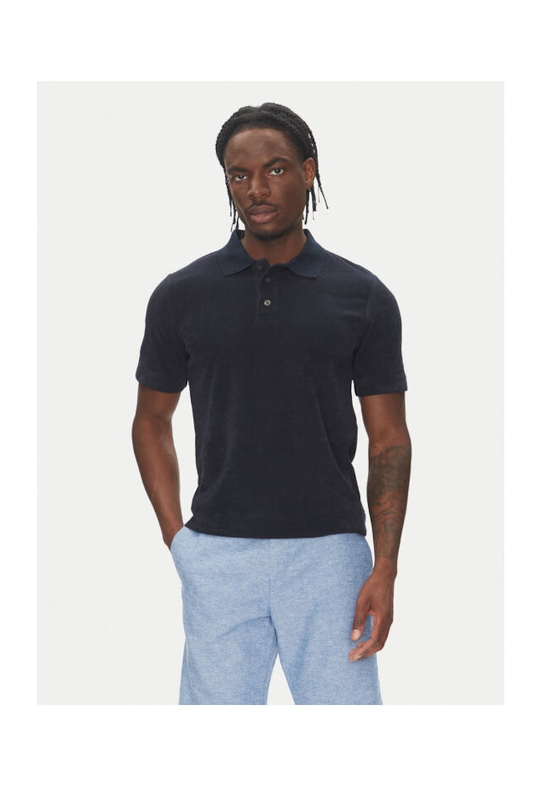 Tricou polo barbati 30-404263 - Bumbac/Poliester - 46795 - Bleumarin