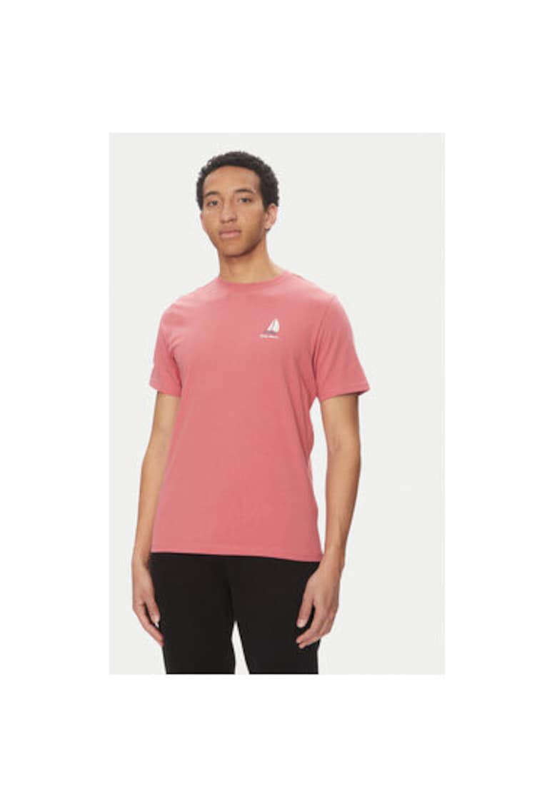 Tricou barbati 54601 - Bumbac - Rosu - Rosu
