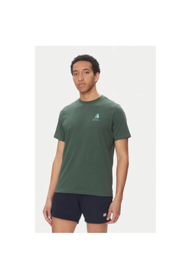 Tricou barbati 54601 - Bumbac - Verde - Verde