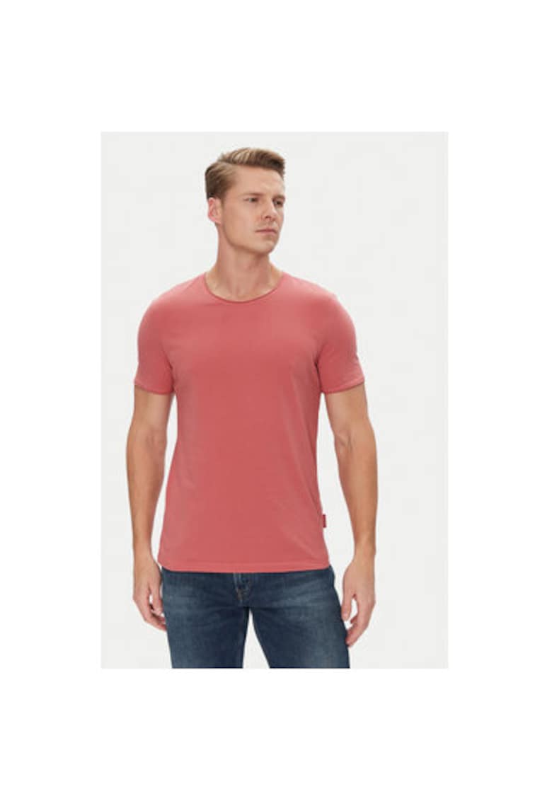Tricou barbati 10019367 30045665 - Bumbac - Rosu - Rosu