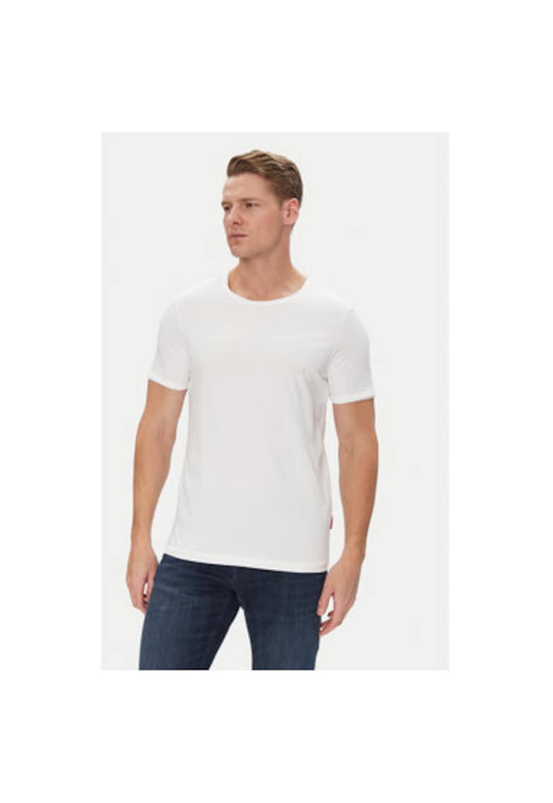 Tricou barbati 10019366 30045667 - Bumbac - Alb - Alb