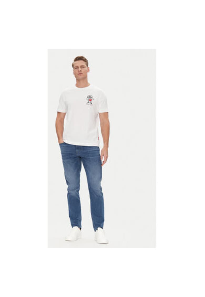 Tricou barbati 10019370 30045691 - Bumbac organic - Alb - Alb