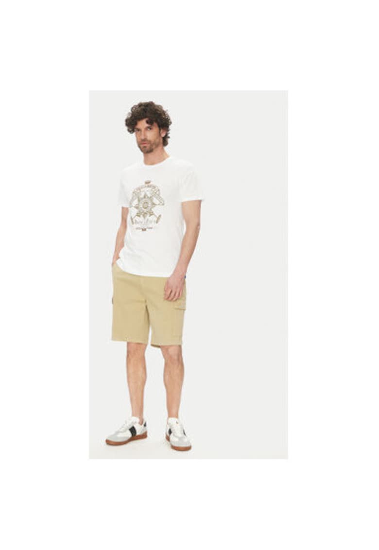 Tricou barbati MARG30 JS206 - Bumbac - Alb - Alb