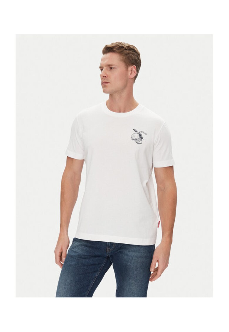 Tricou barbati 10019370 30045904 - Bumbac organic - Alb - Alb