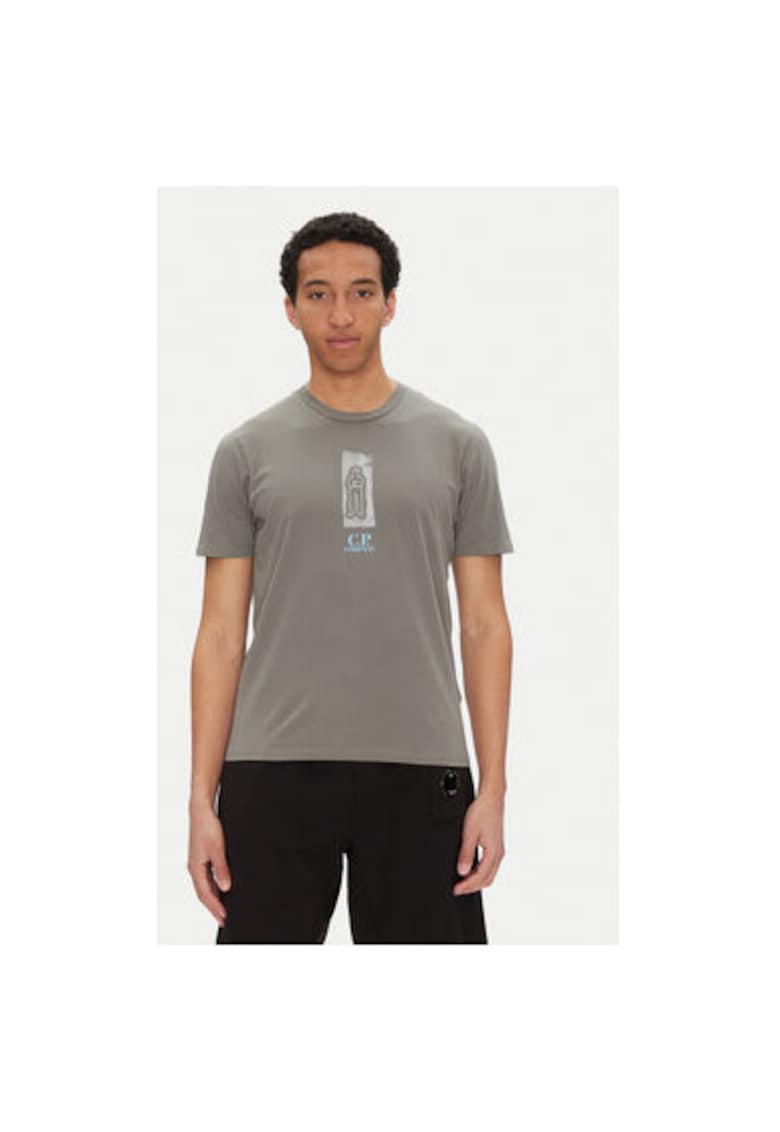 Tricou barbati C P Company - 18CMTS310A005431G - Bumbac - Gri
