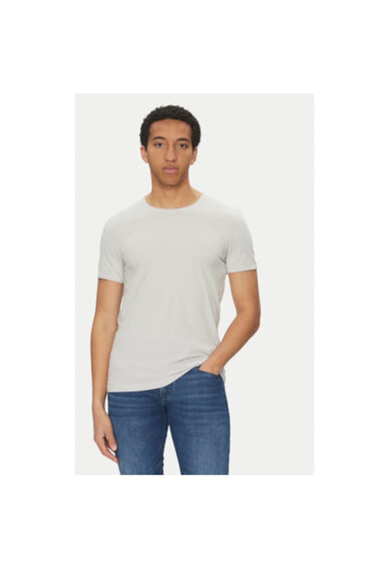 Tricou barbati 10019367 30045665 - Bumbac - Gri - Gri