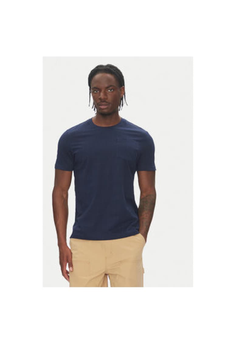 Tricou barbati 64131EW - Bumbac - Bleumarin - Bleumarin