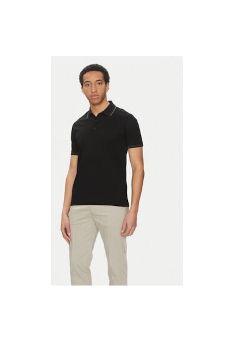 Tricou polo barbati 25411236 - Bumbac - Negru