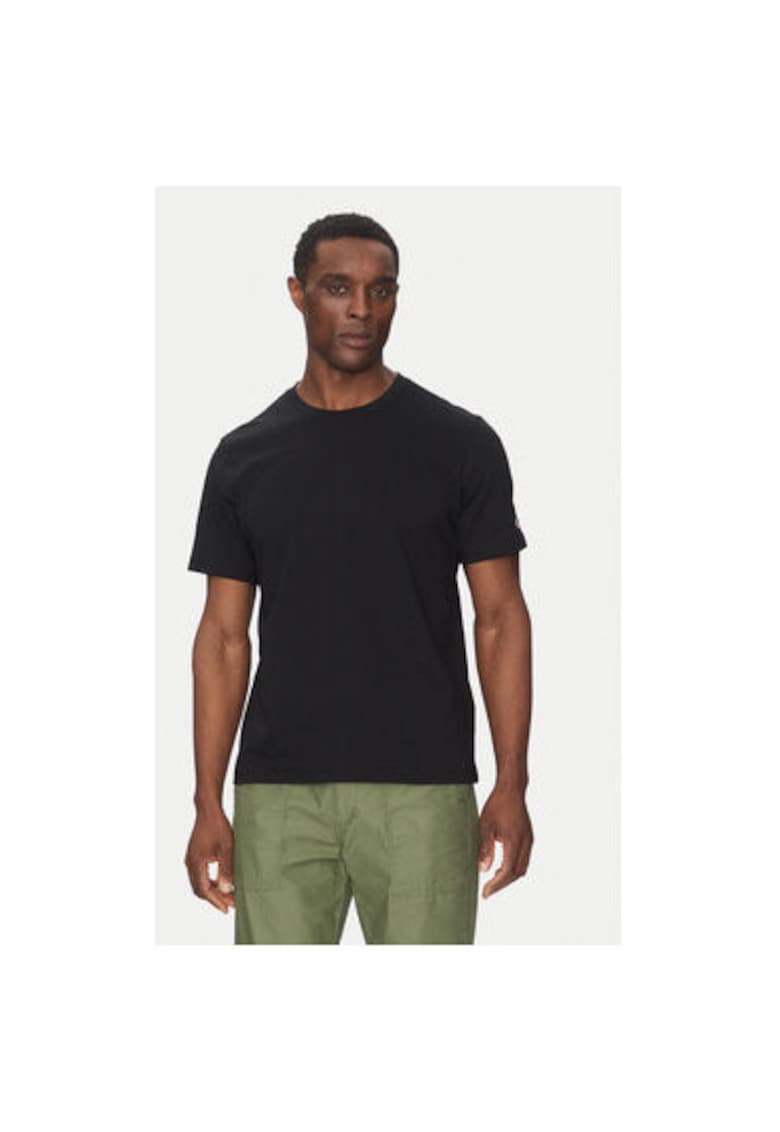 Tricou barbati 220761 - Bumbac - Negru - Negru