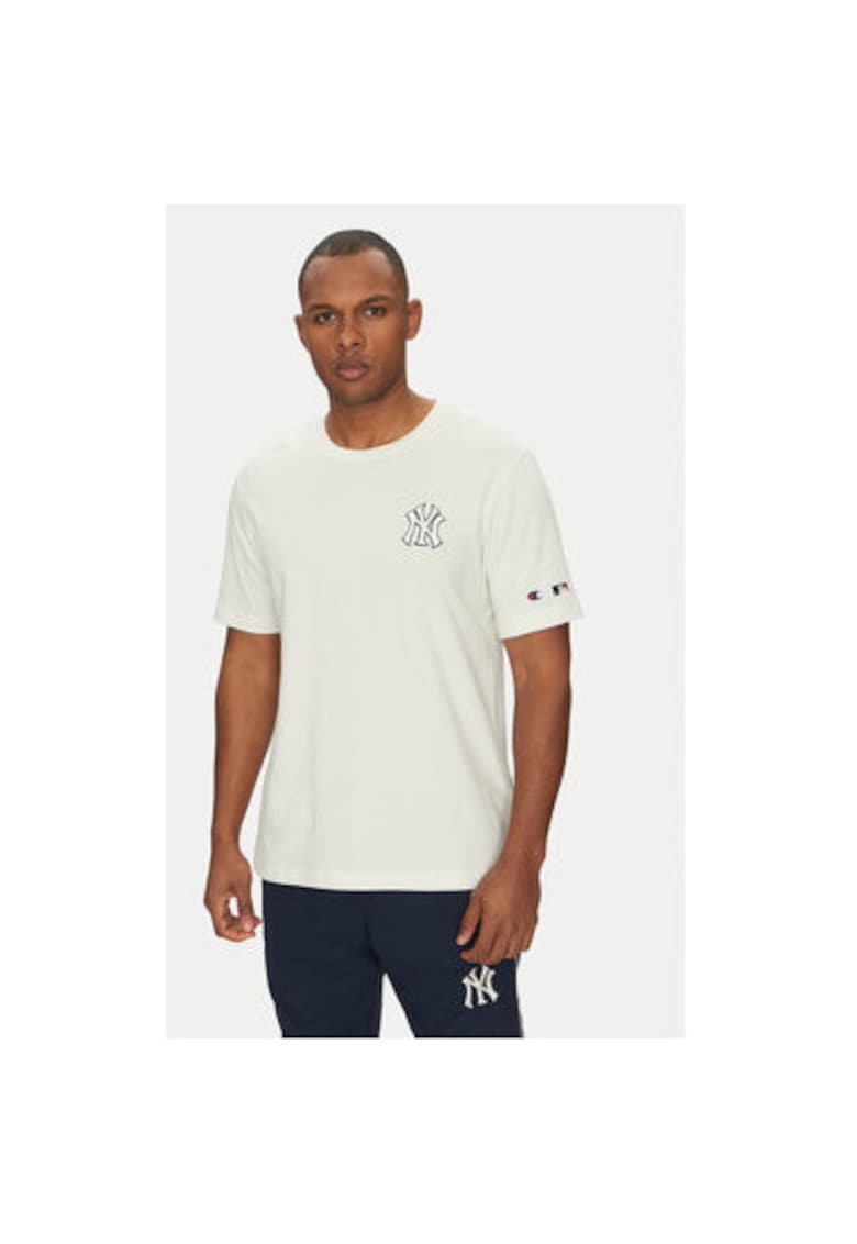 Tricou barbati 221037 - Bumbac - Alb - Alb