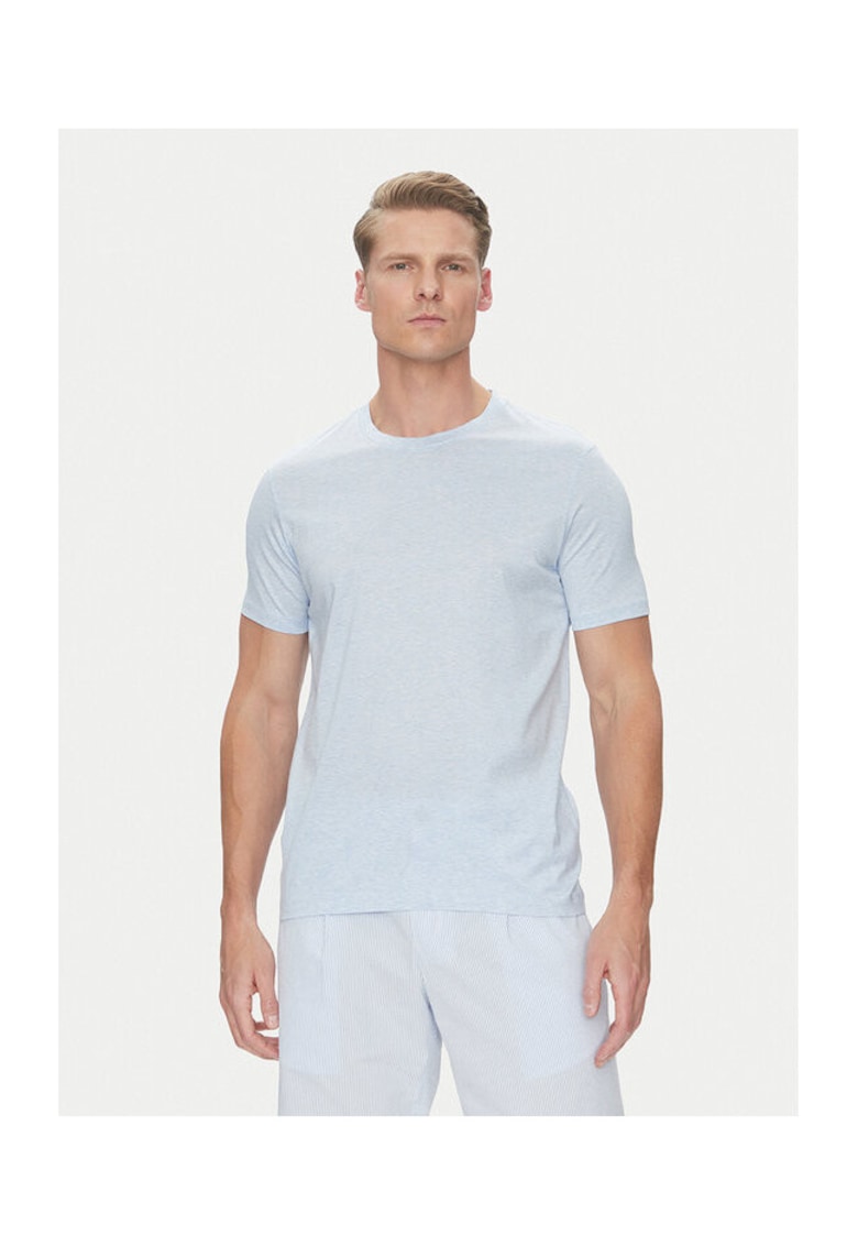 Tricou barbati 25411015 - Bumbac - Albastru deschis - Albastru deschis