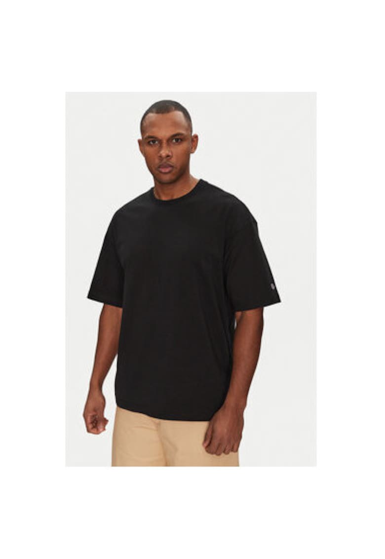 Tricou barbati 220714 - Bumbac - Negru - Negru