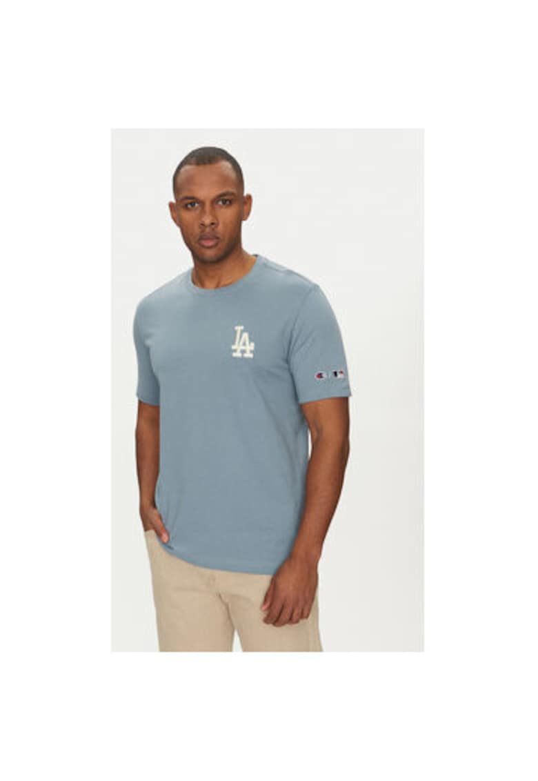 Tricou barbati 221037 - Bumbac - Albastru - Albastru