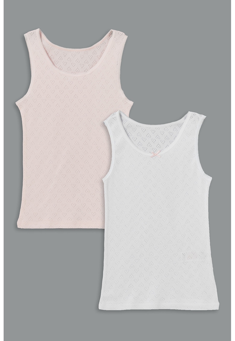 Set de top-uri cu model uni - 2 piese