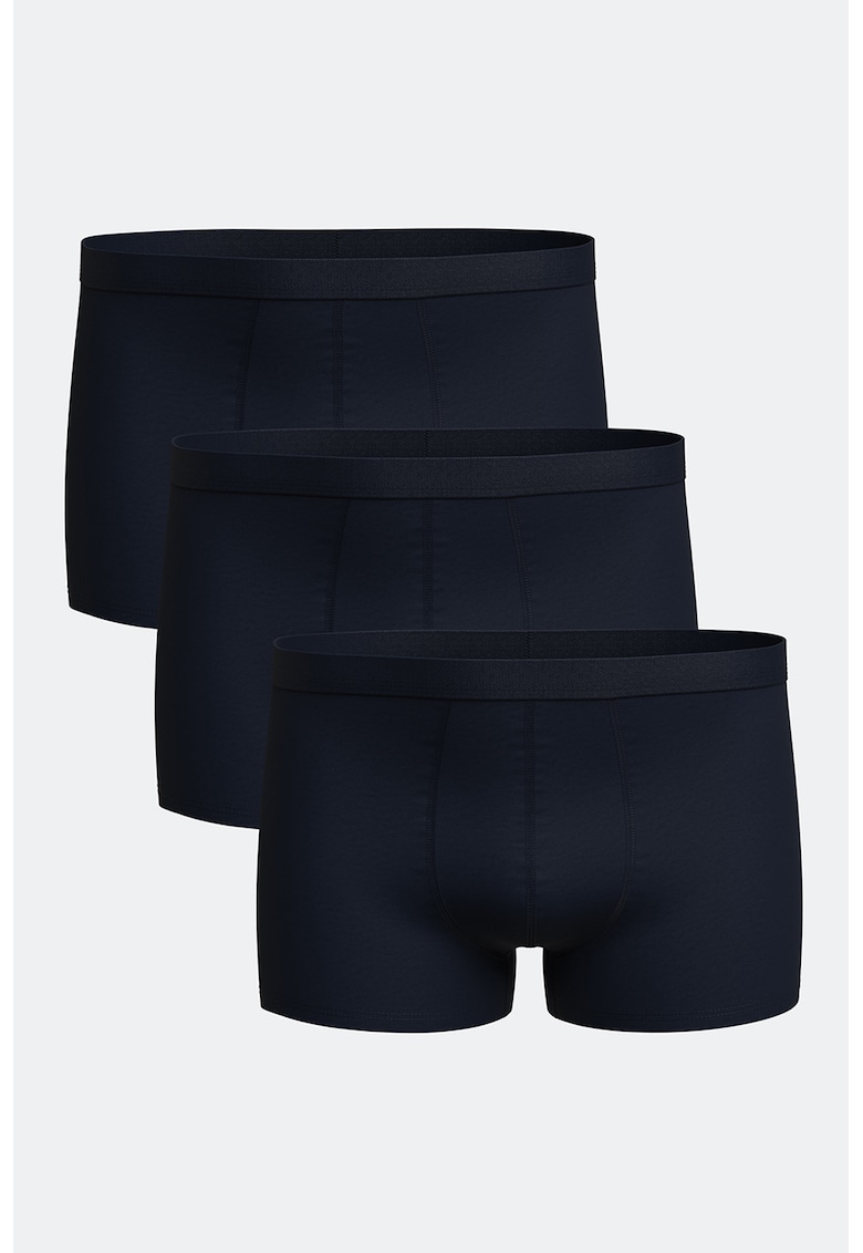 Set de boxeri cu model uni - 3 perechi