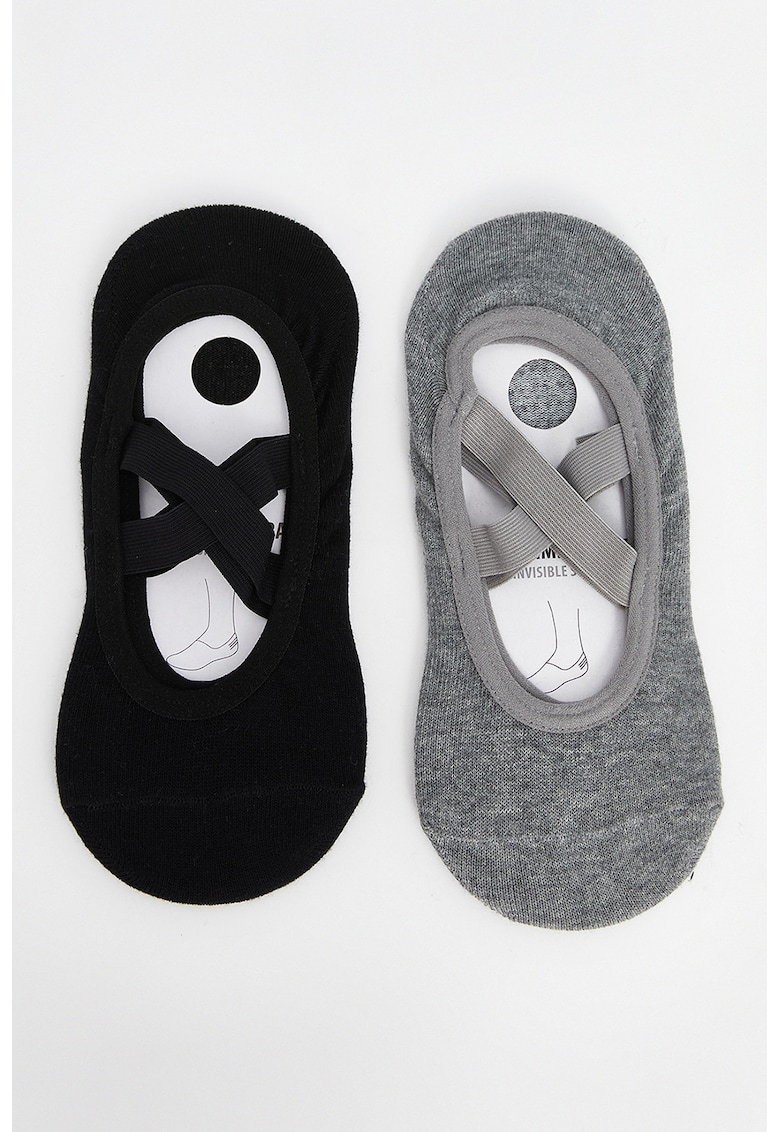 Set de sosete foarte scurte din amestec de bumbac - 2 perechi