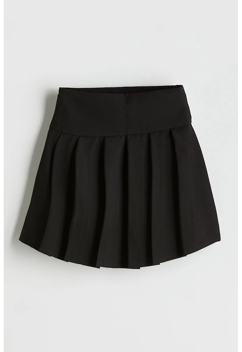 Fusta-pantalon scurta cu pliuri