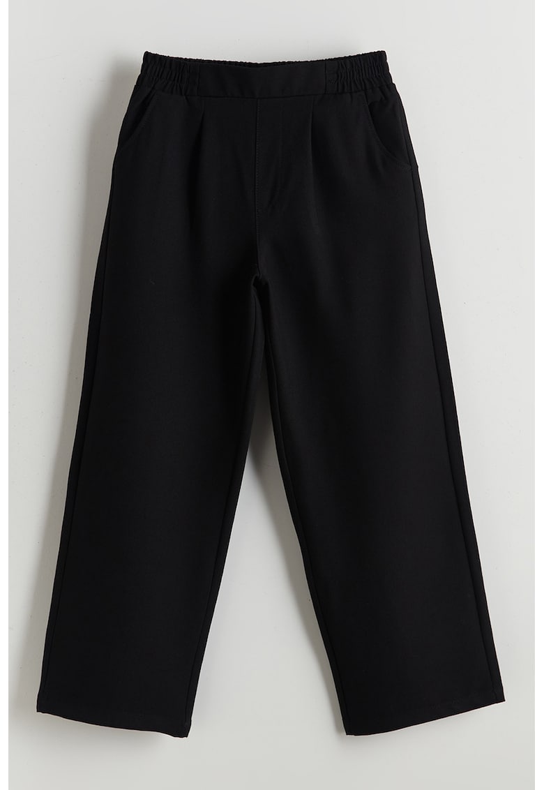 Pantaloni conici cu talie elastica Pantaloni conici cu talie elastica