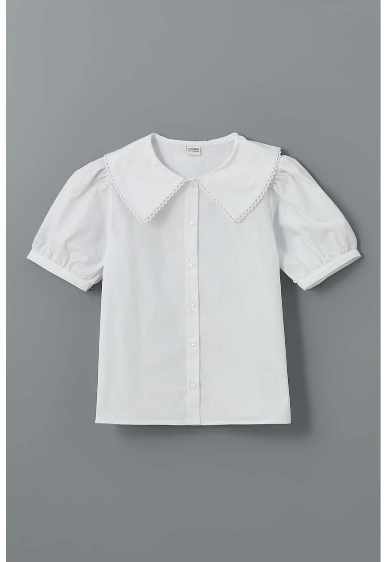 Camasa cu model uni si maneci scurte