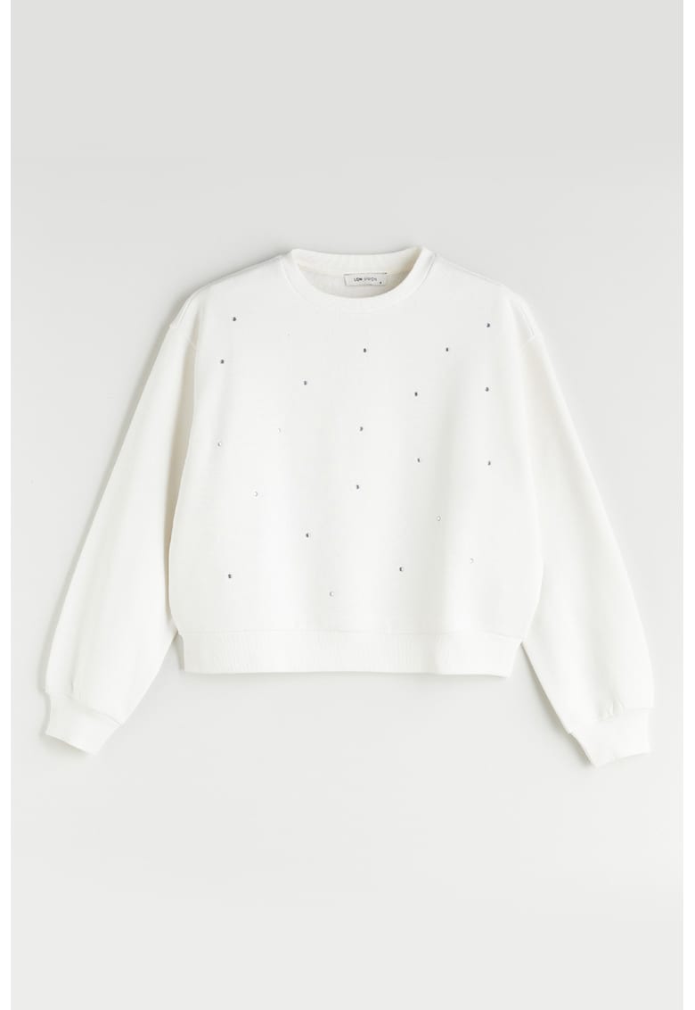 Bluza de trening cu strasuri Bluza de trening cu strasuri